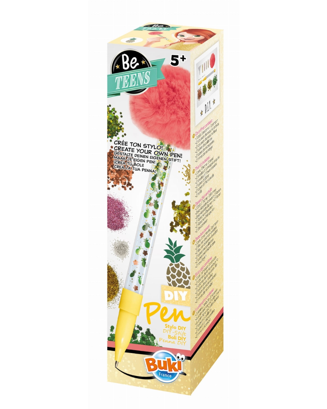 Buki - zrób to sam - Długopis Ananas