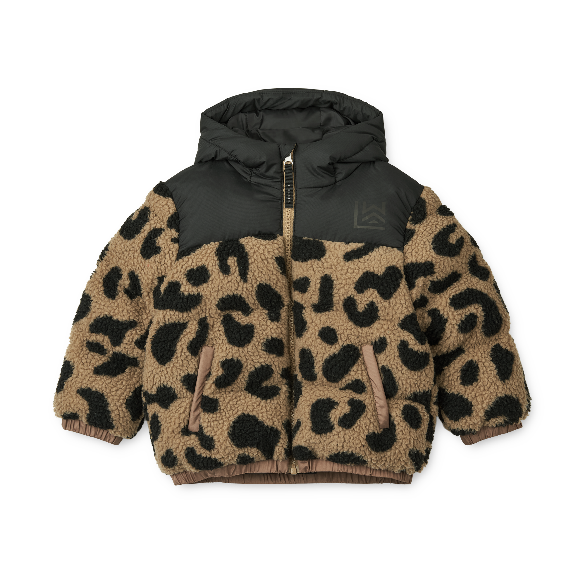 Liewood - kurtka puchowa Niko Pile Jacket Mega Leo