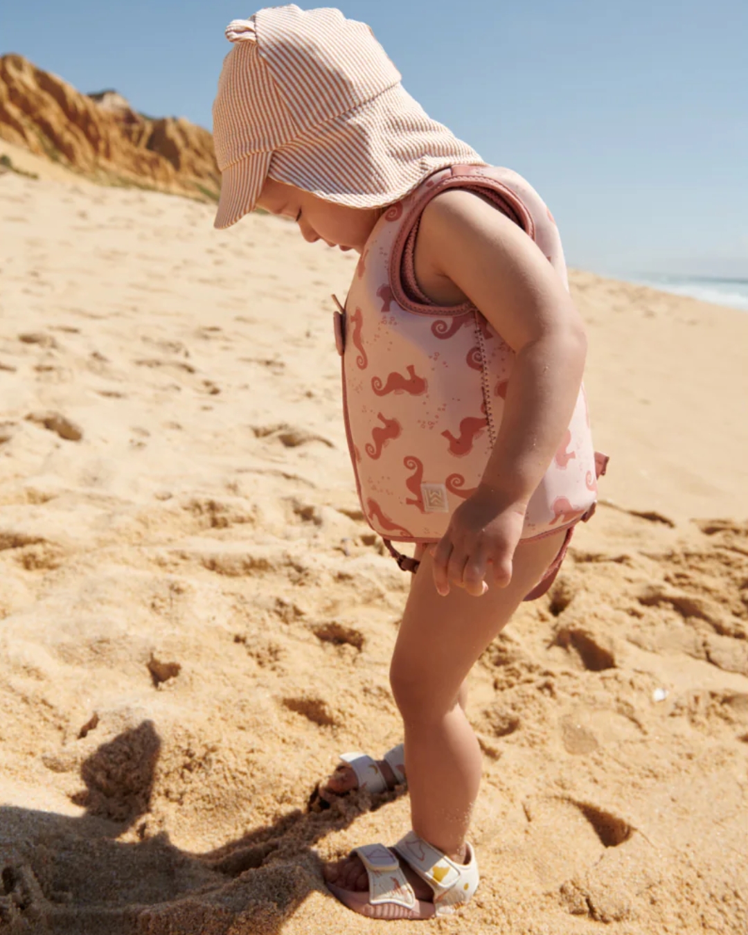 Liewood - kamizelka do pływania Dove Swim Vest Seahorse Apple blossom
