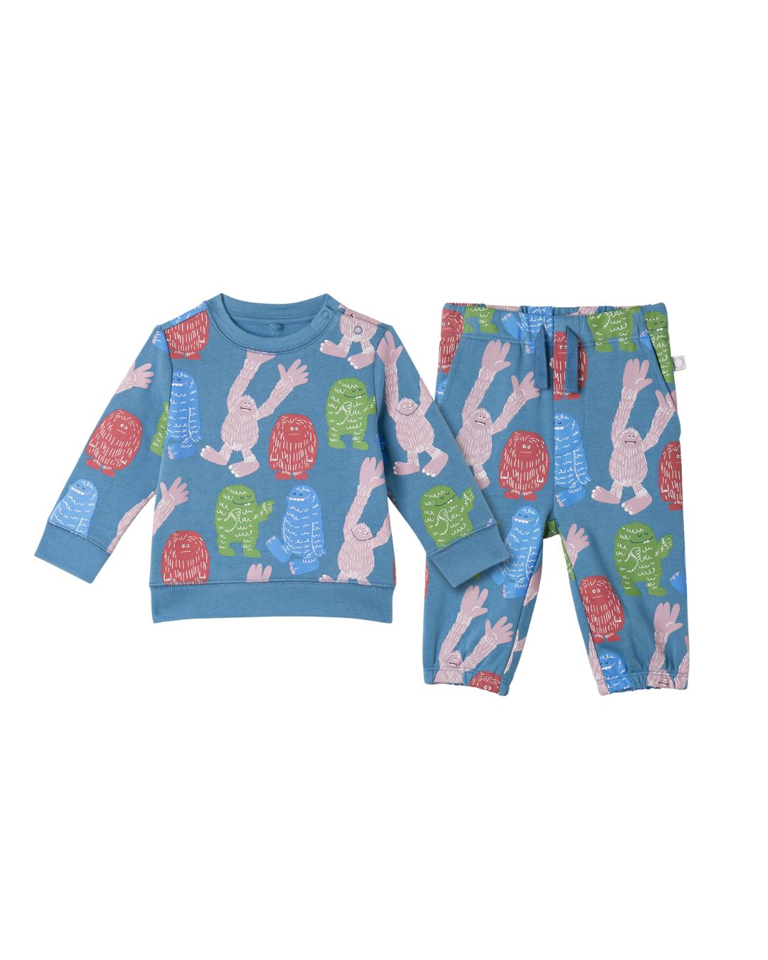 Stella McCartney - bawełniany dres niemowlęcy Baby Yeti