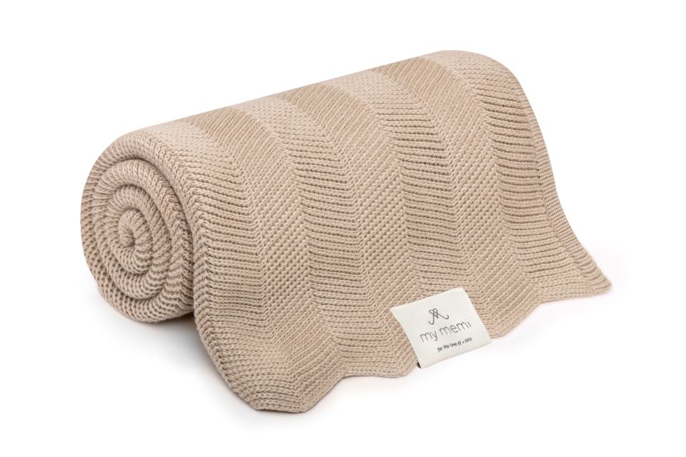My Memi - bambusowy kocyk 80x100 fir Beige