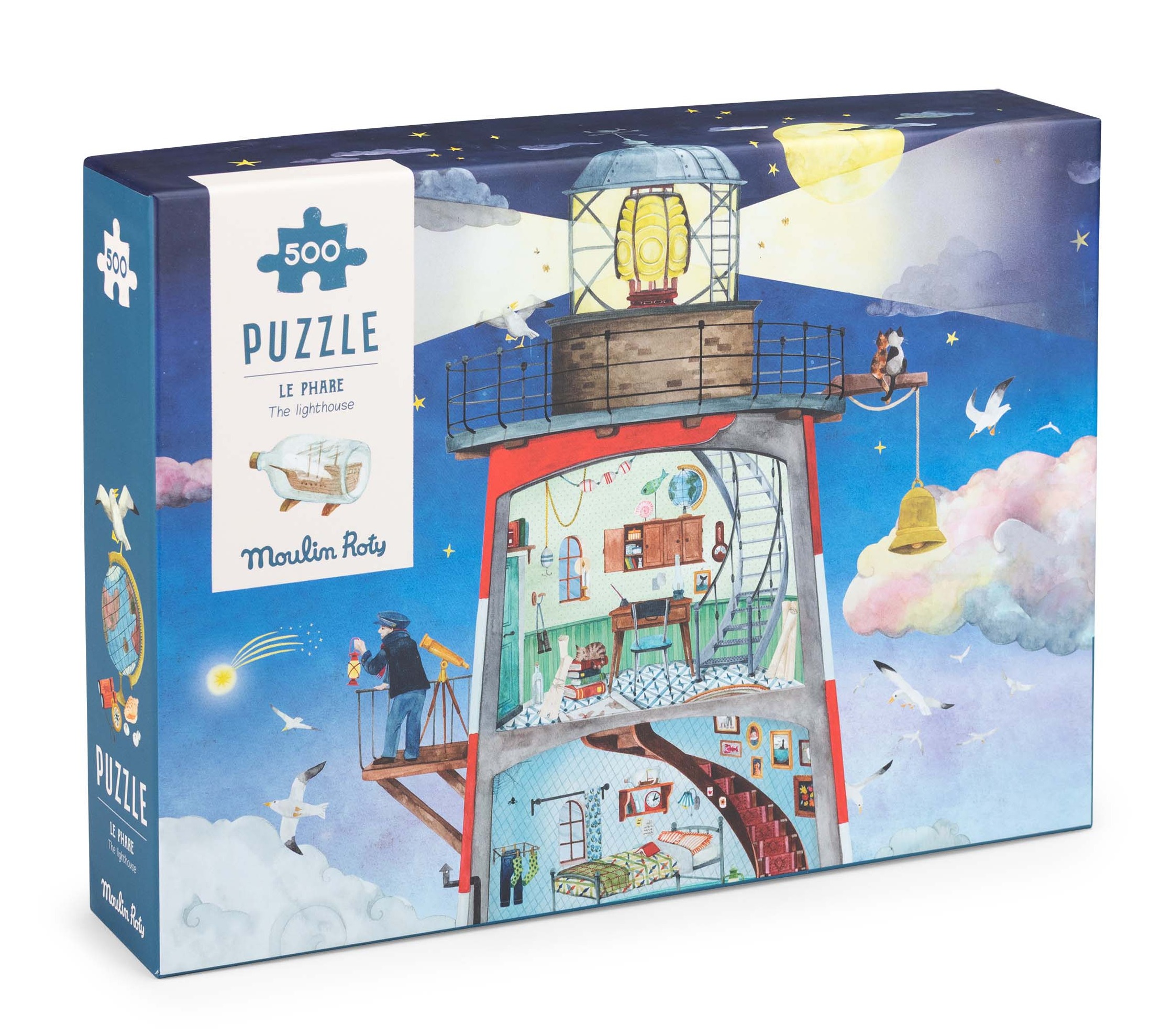 Moulin Roty - puzzle 500 elementów Latarnia Morska