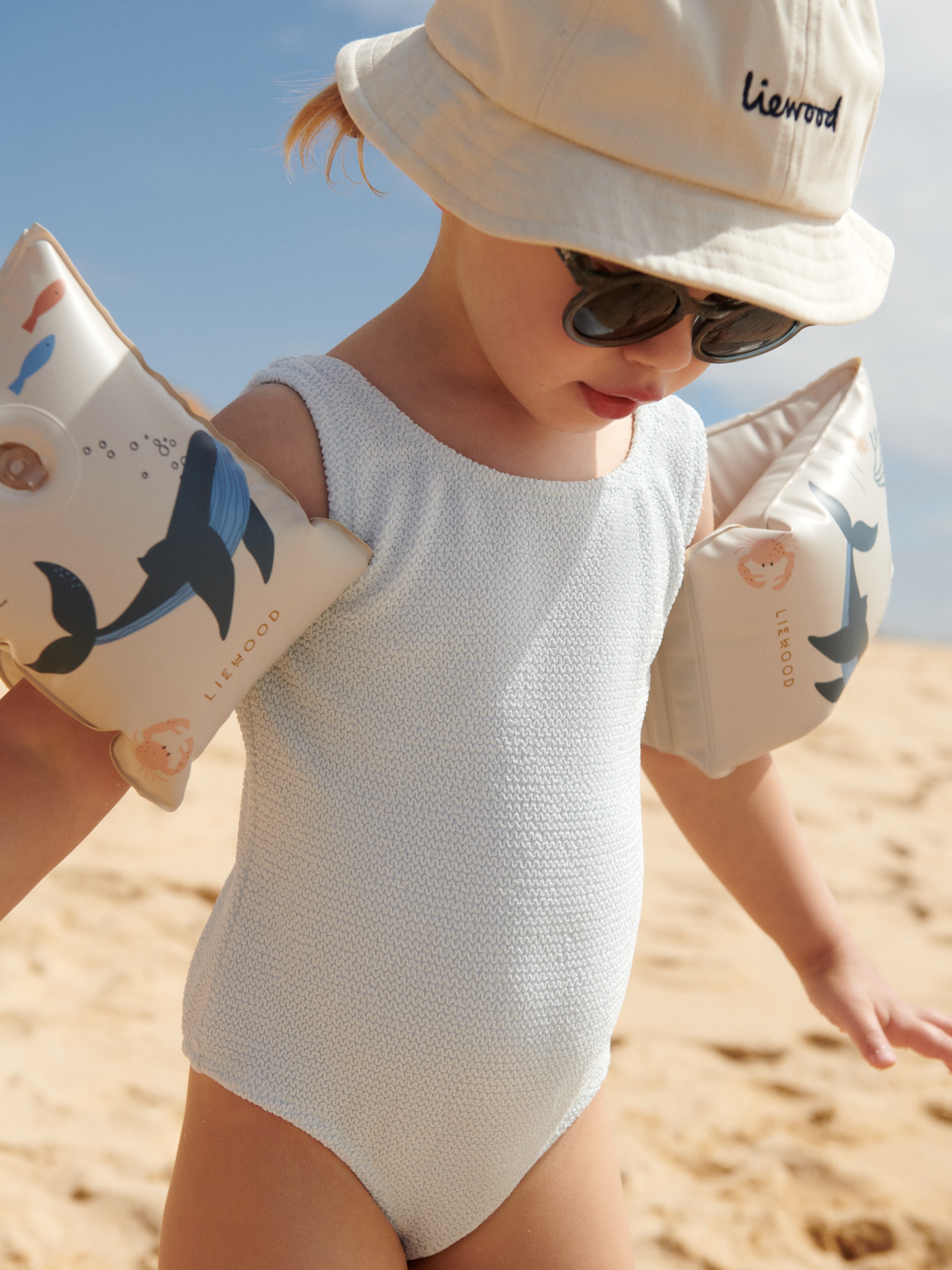 Liewood - strój kąpielowy jednoczęściowy UV Bianco pure sky Liewood - strój kąpielowy jednoczęściowy UV Bianco pure sky