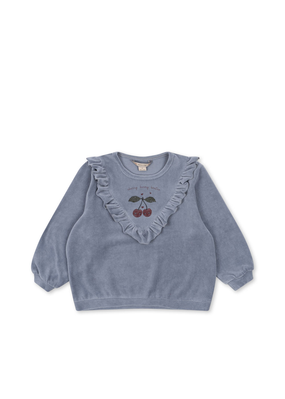 Konges Sløjd - bluza welurowa Wally Sweat Shirt Tradewinds