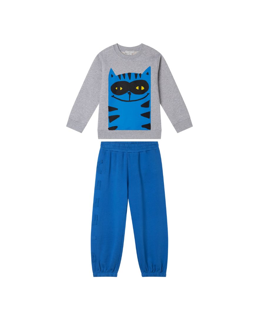Stella McCartney - stylizacja sportowa dla chłopca Cat Graphic