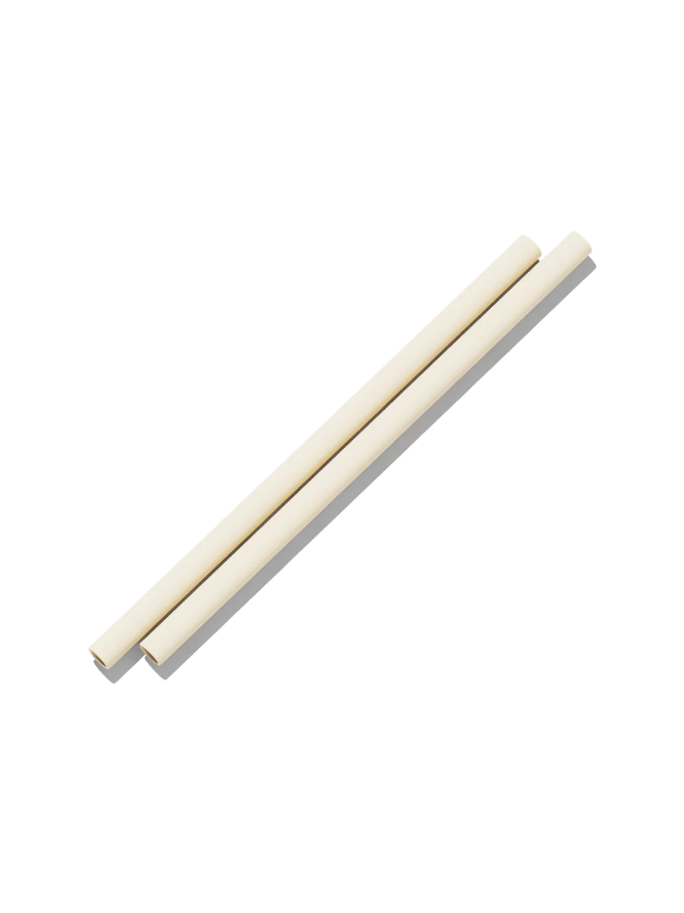 Bink - zestaw silikonowych rurek Bink 2-pak Cream