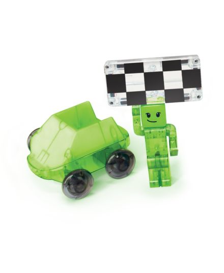 Magna-Tiles - klocki magnetyczne droga wyścigowa Downhill Duo 40 elementów