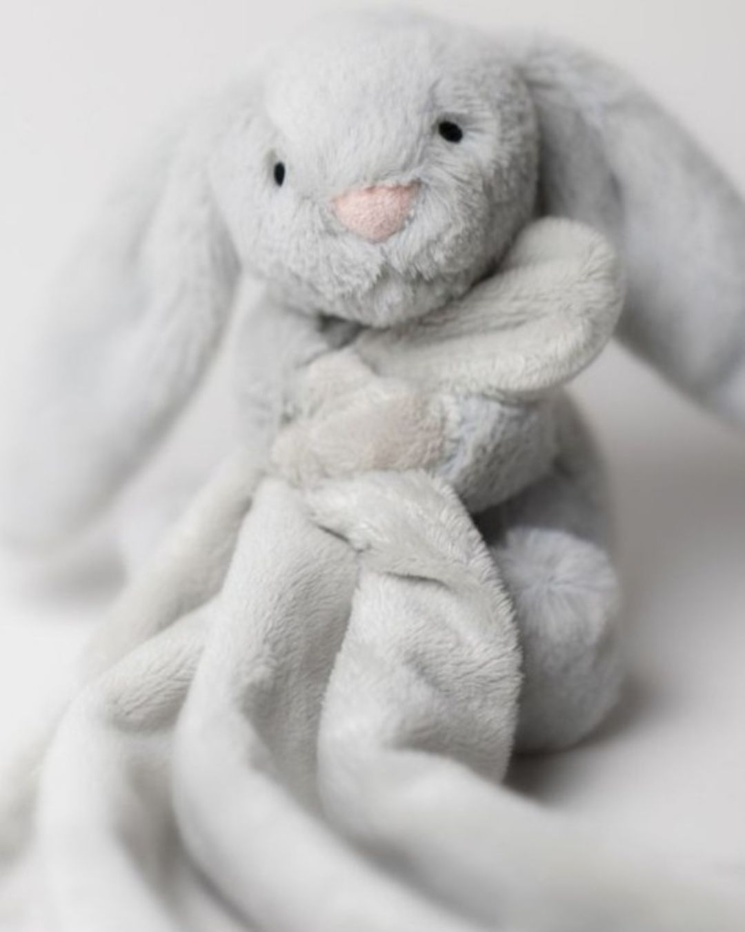 Jellycat - Króliczek Szmatka Przytulanka srebrna