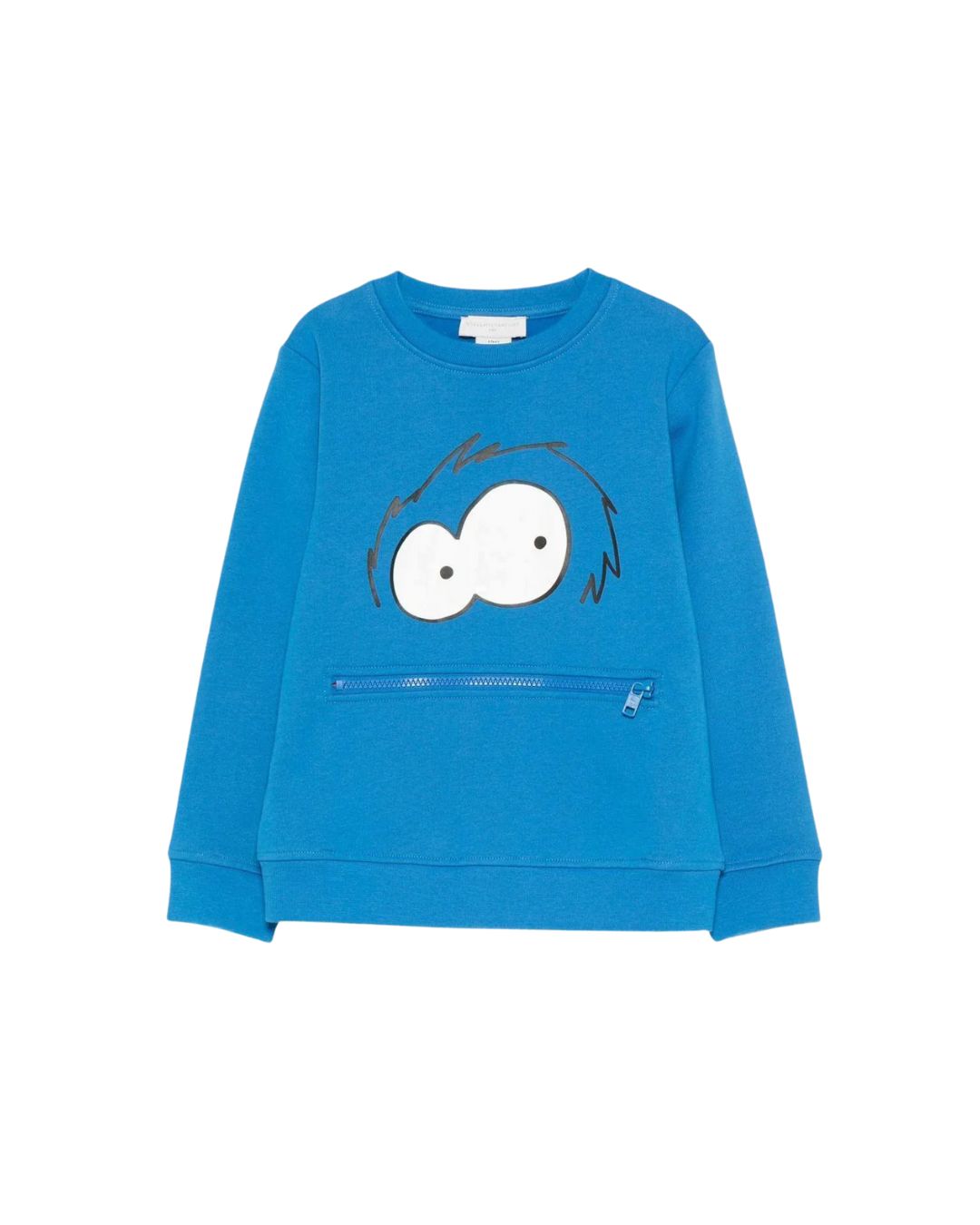 Stella McCartney - bluza z oczami Yeti i suwakiem Stella McCartney - bluza z oczami Yeti i suwakiem