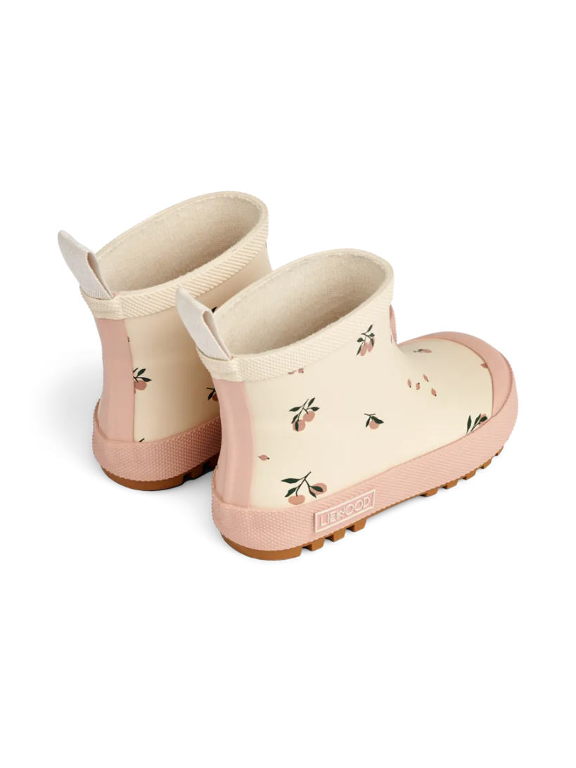 Liewood - kalosze przeciwdeszczowe dziecięce Tekla Printed Rainboot Sea Shell Peach