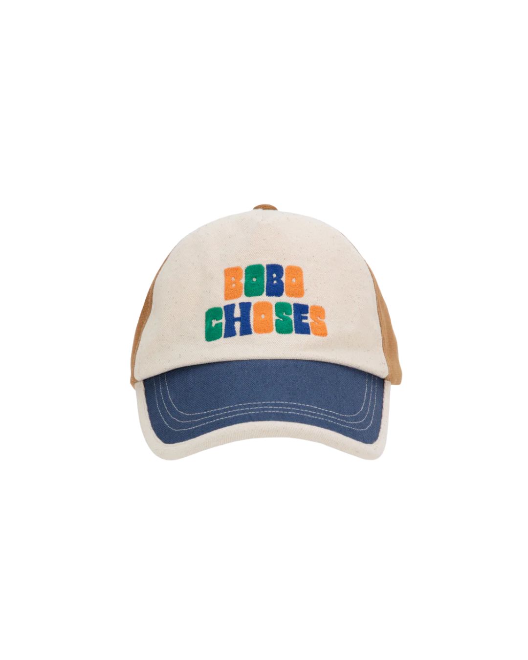 BOBO CHOSES - czapka z daszkiem dziecięca Color Block multicolor