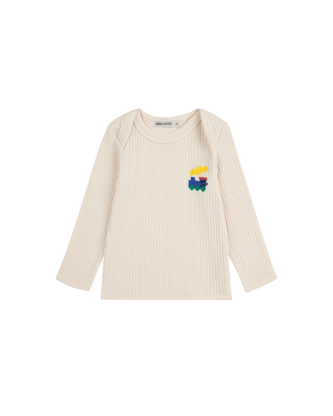BOBO CHOSES - koszulka niemowlęca z długim rękawem Choo Choo Long Sleeve T-shirt