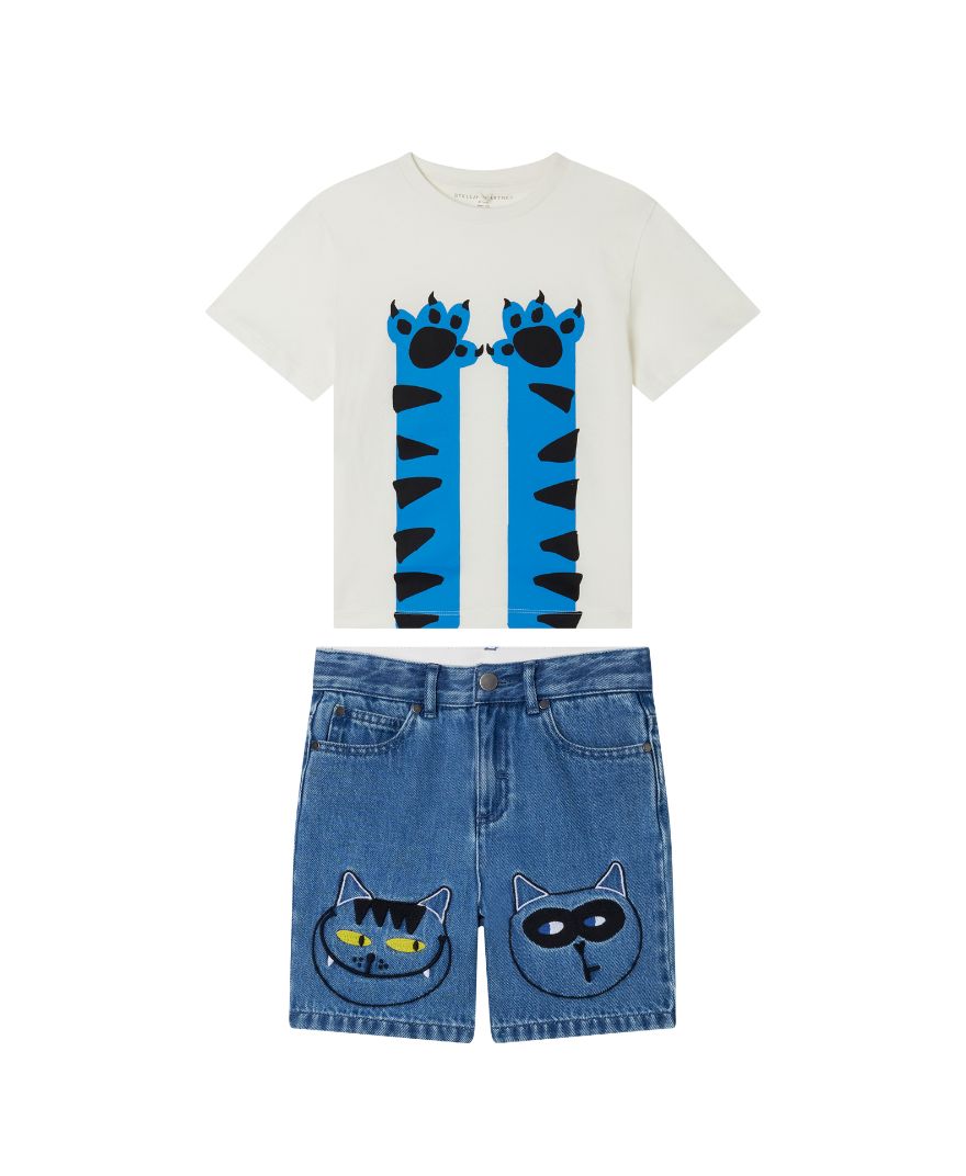 Stella McCartney – stylizacja chłopięca Cat Paws