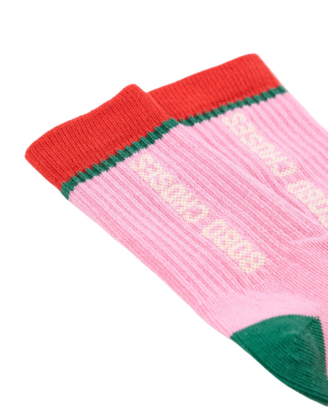 BOBO CHOSES - długie skarpetki dziecięce Color Block PINK