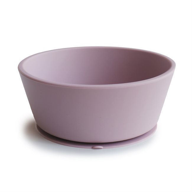 Mushie - miseczka silikonowa z przyssawką Soft Lilac