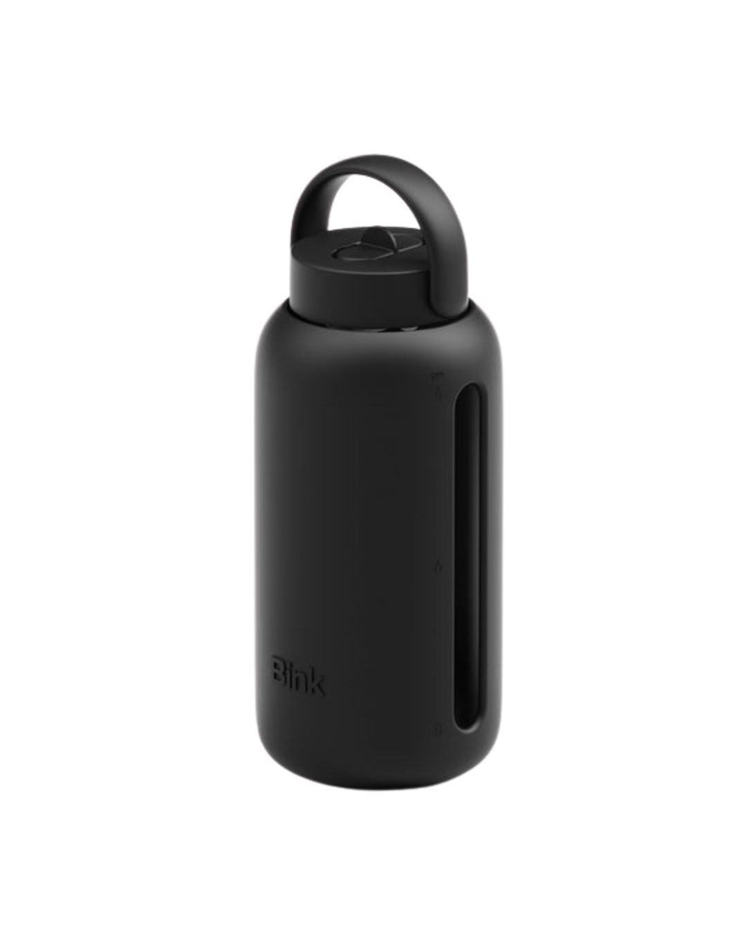 Bink - szczelna szklana butelka Bink Day 800 ml + Flip Cap Black
