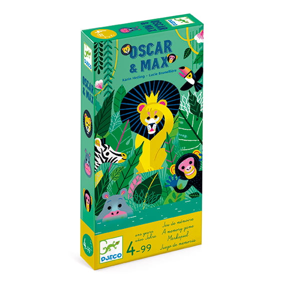 Djeco - gra pamięciowa dla dzieci Oscar & Max