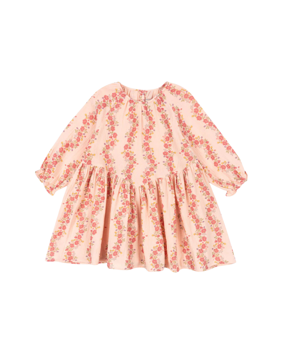 Konges Sløjd - sukienka bawełniana dziecięca Coco Dress GOTS Floria Pink