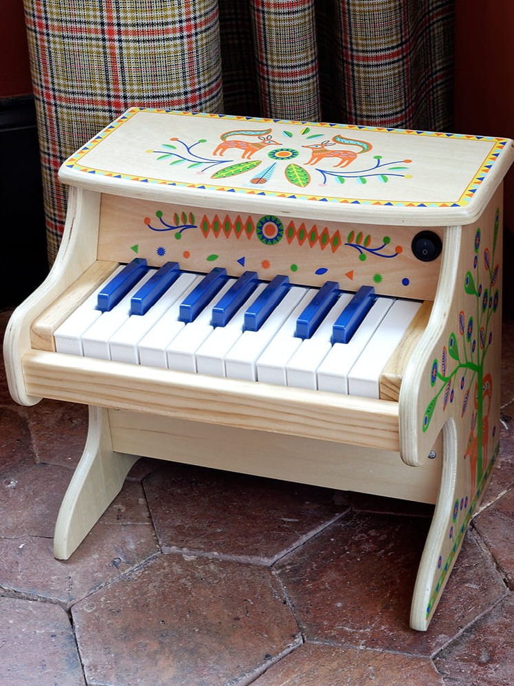 Djeco - elektroniczne pianino dla dzieci 18 klawiszy