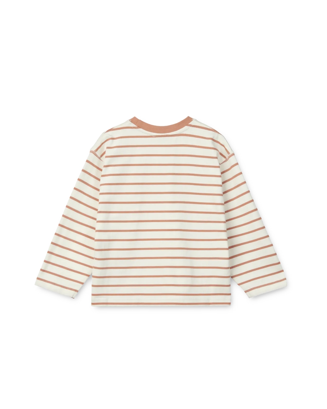 Liewood - koszulka z długim rękawem Tyler Stripe Tuscany rose Creme de la creme