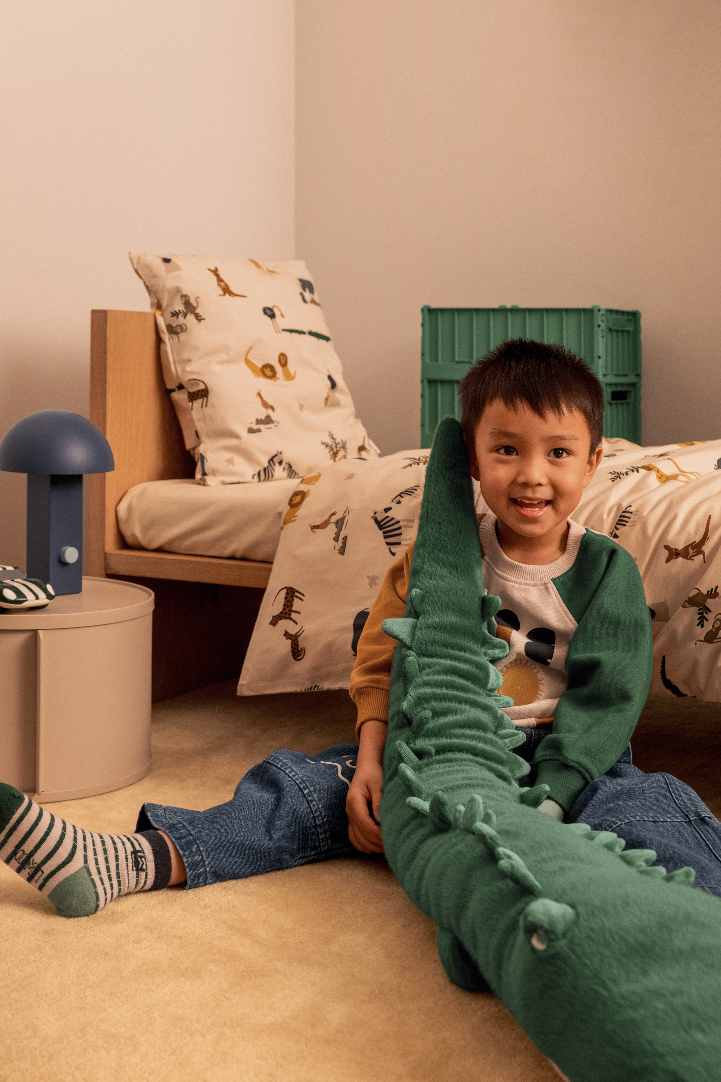 Liewood - przytulanka niemowlęca Brayden Carlos Crocodile Teddy
