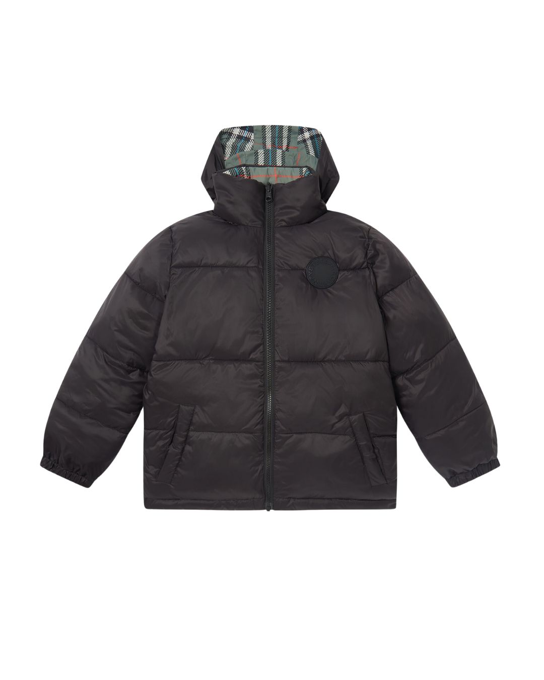 Stella McCartney - dwustronna puchowa kurtka w kratę