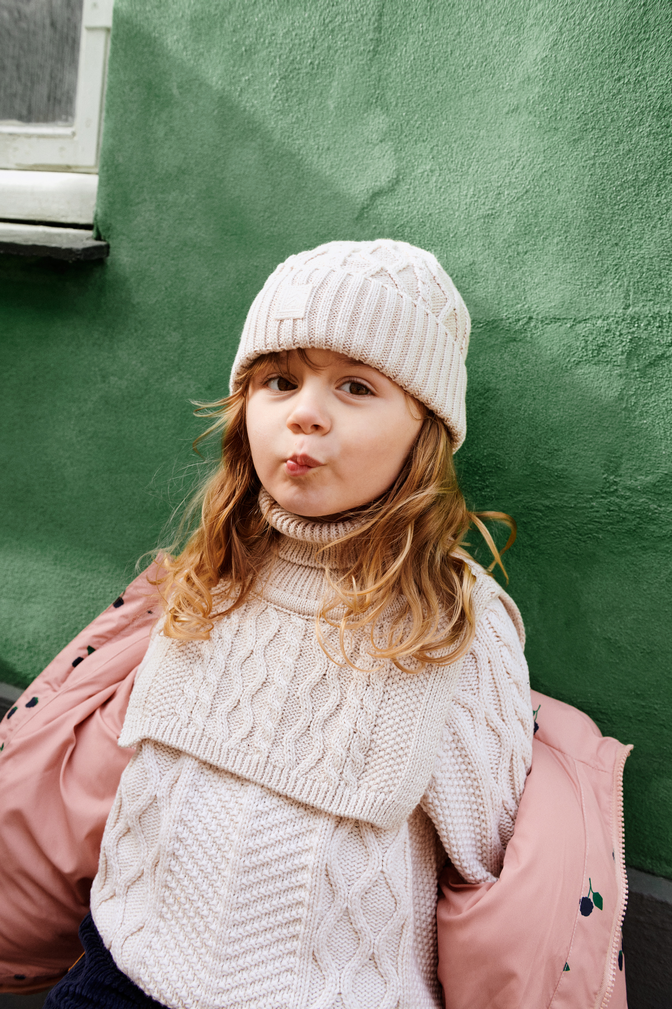 Liewood - komin dzianinowy dziecięcy Meack Neckwarmer w. Cables
