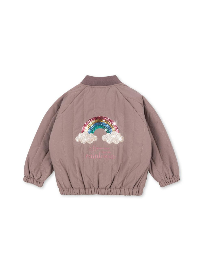Konges Sløjd - pikowana kurtka bomberka Juno Sequin Bomber Jacket Twilight Mauve