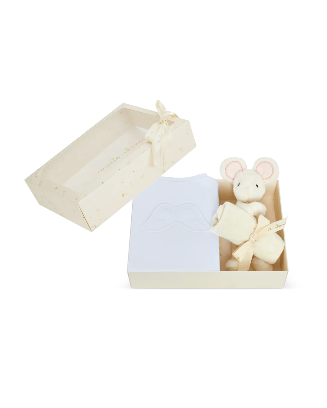 Zestaw prezentowy niemowlęcy Marie-Chantal Sleep & Snuggle Pointelle Niebieski