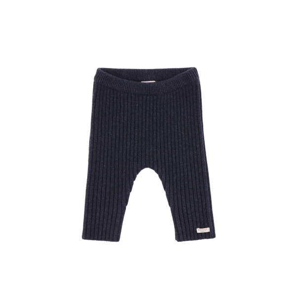 Donsje - spodnie z wełny merino Nies Blue Marine Melange