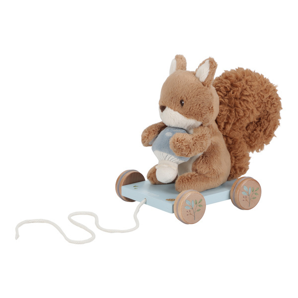 Little Dutch - wiewiórka z kółeczkami do ciągnięcia Forest Friends