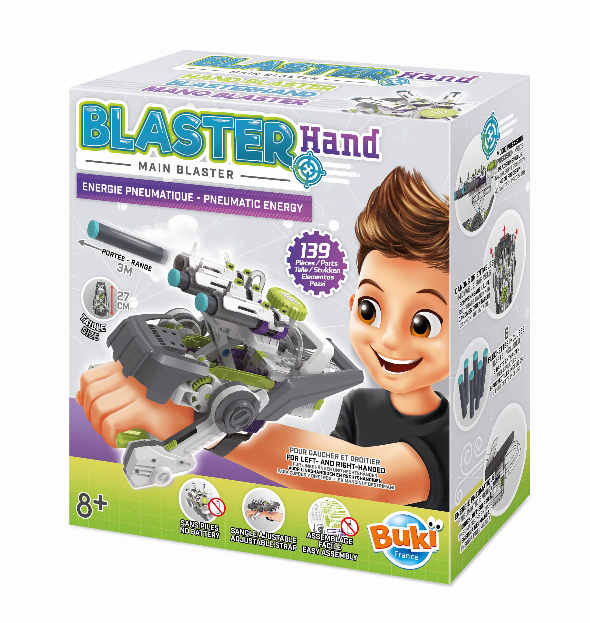 Buki - wyrzutnia pneumatyczna na rękę Blaster