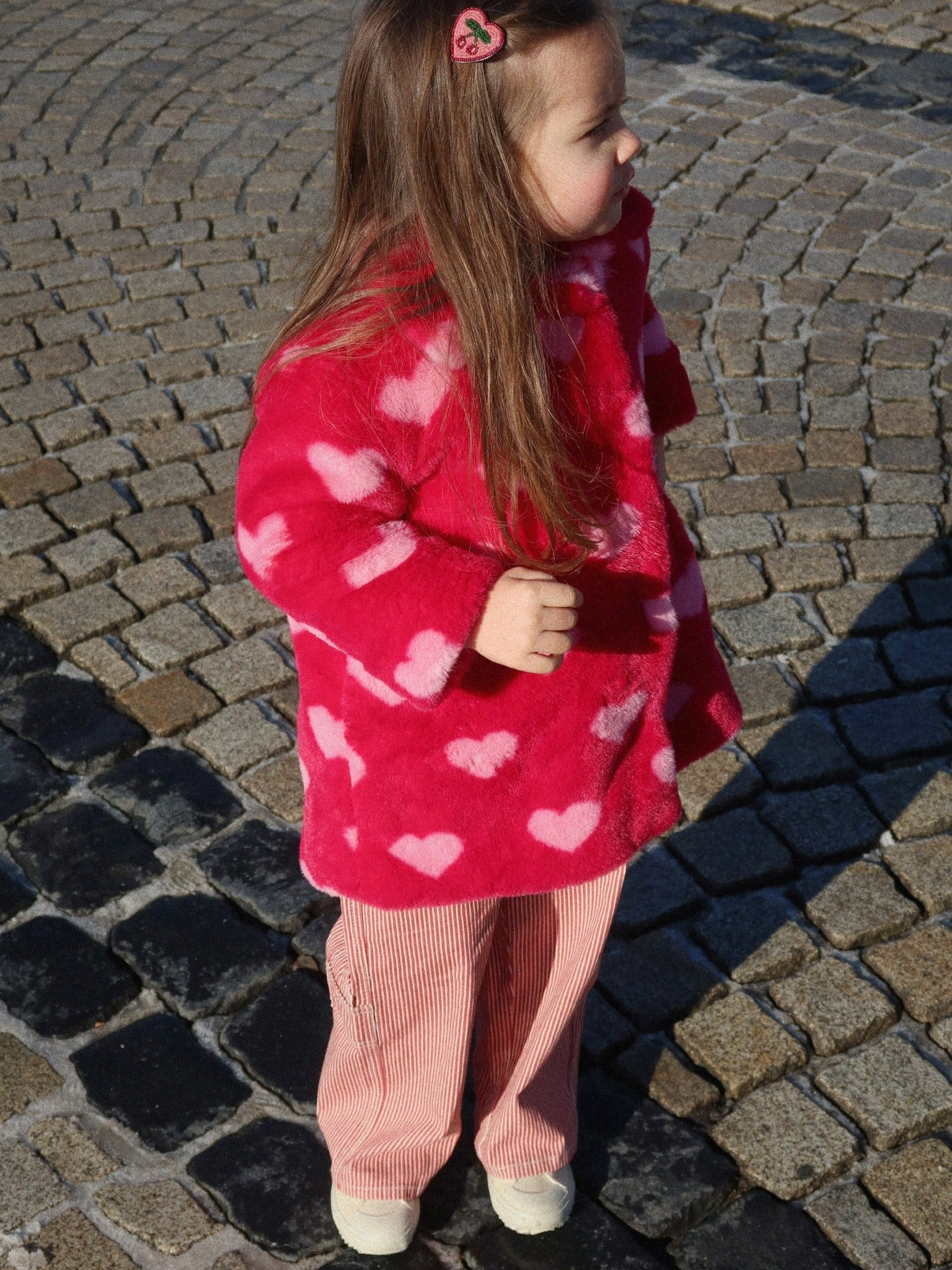 Płaszczyk dla dziewczynki Konges Sløjd Fuzzie Amour Jazzy