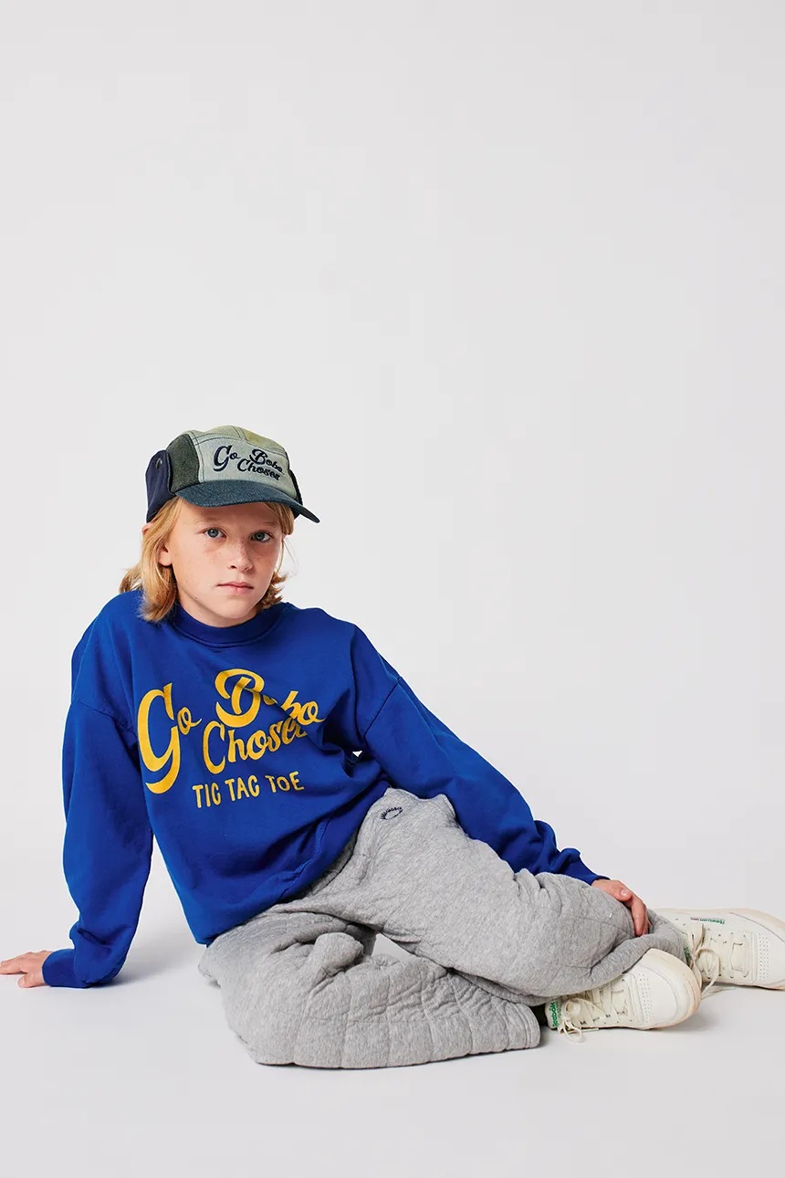 BOBO CHOSES - bluza bawełniana Go Bobo Sweatshirt