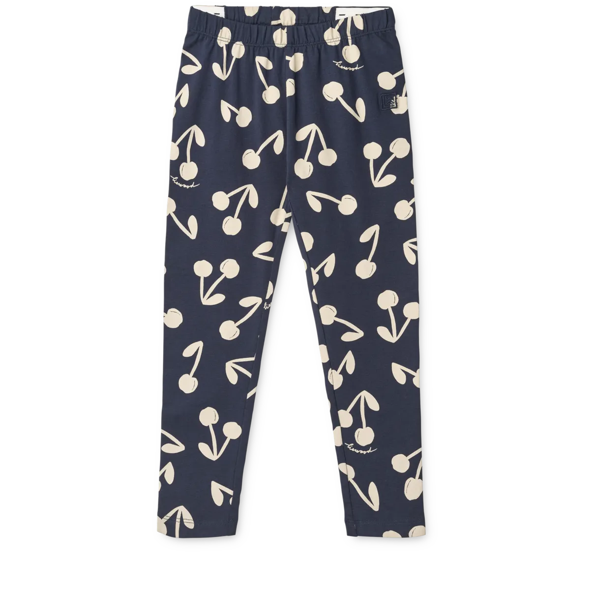 Liewood - legginsy z nadrukiem Marie Cherry blossom / Classic navy