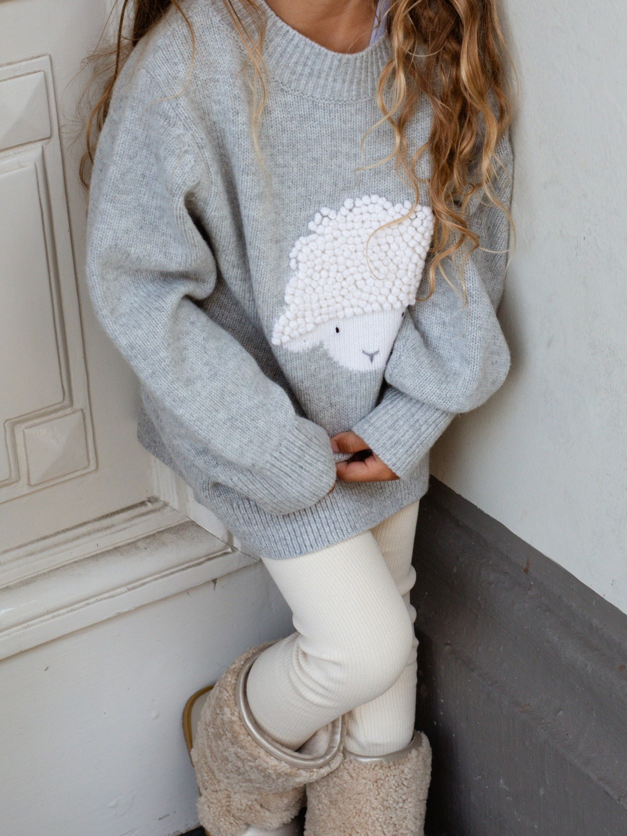 Donsje - sweter dziecięcy z wełny merino Denn Merino Wool Lammy