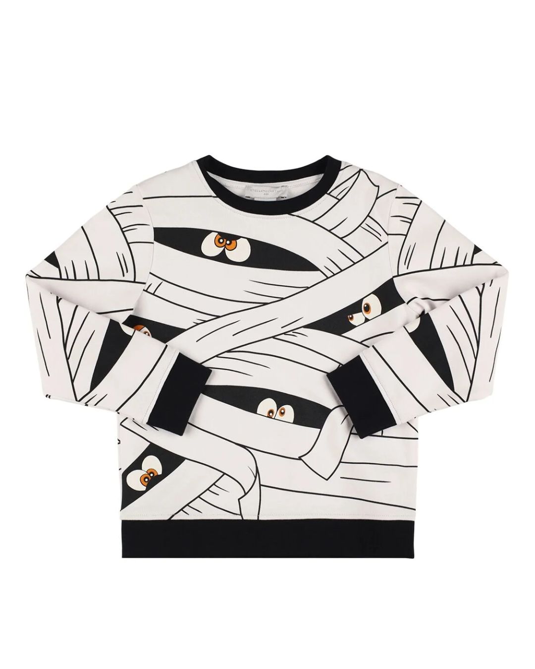 Stella McCartney - dres bawełniany na Halloween dla chłopca Mumia