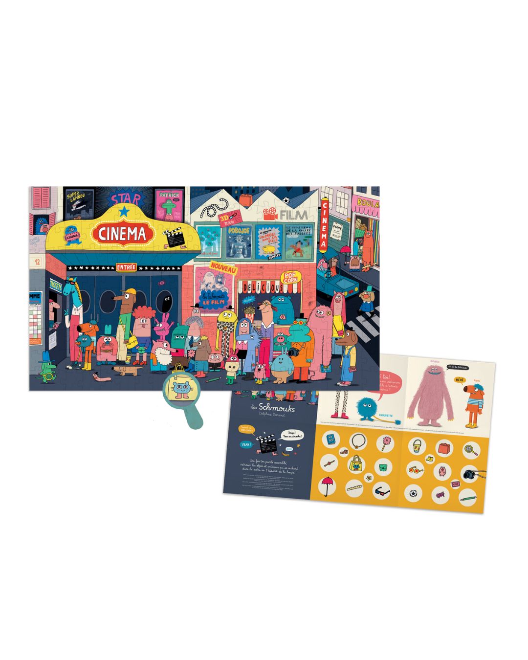 Moulin Roty - puzzle obserwacyjne 200 elementów Wyjście do kina