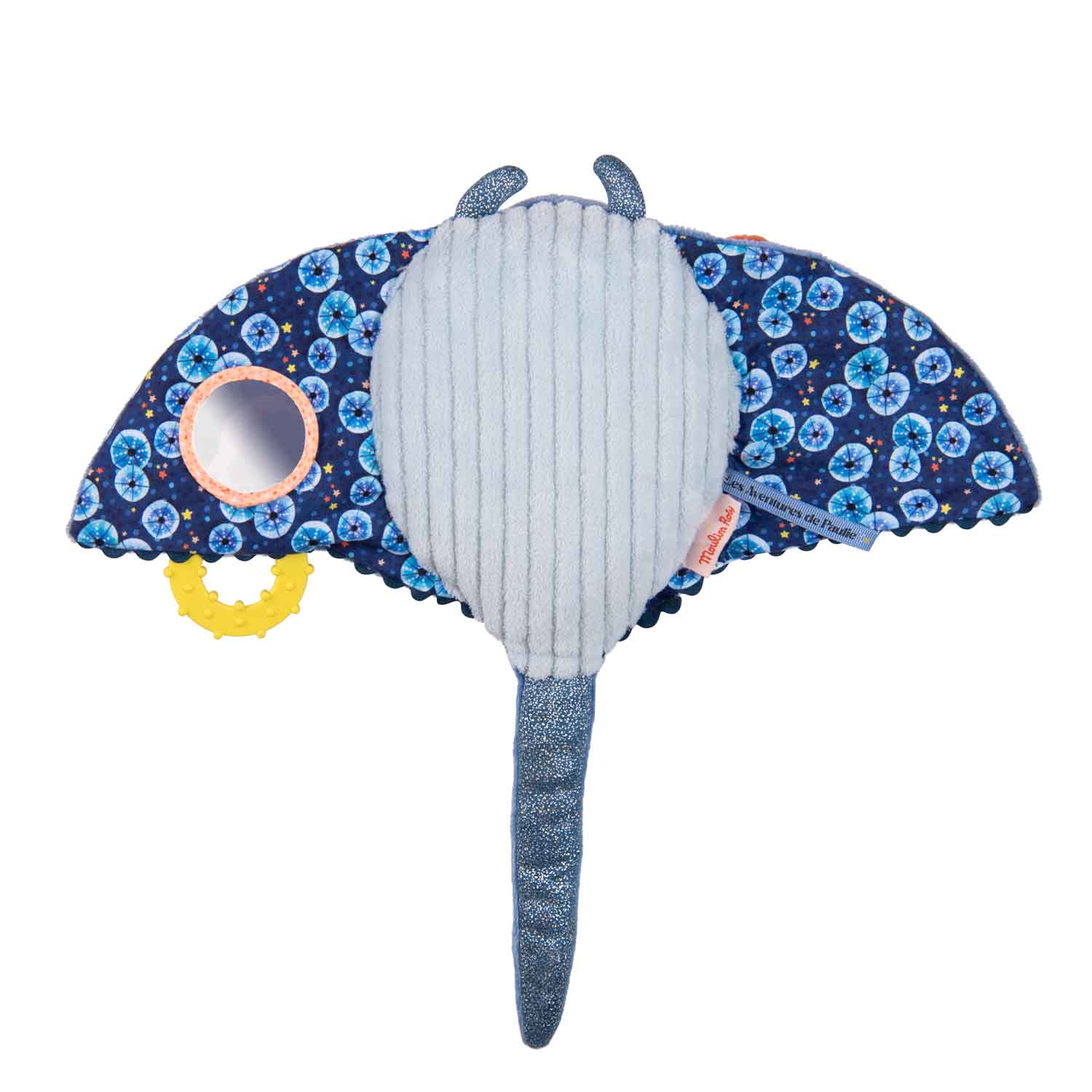 Moulin Roty - maskotka aktywizująca Płaszczka 40 cm