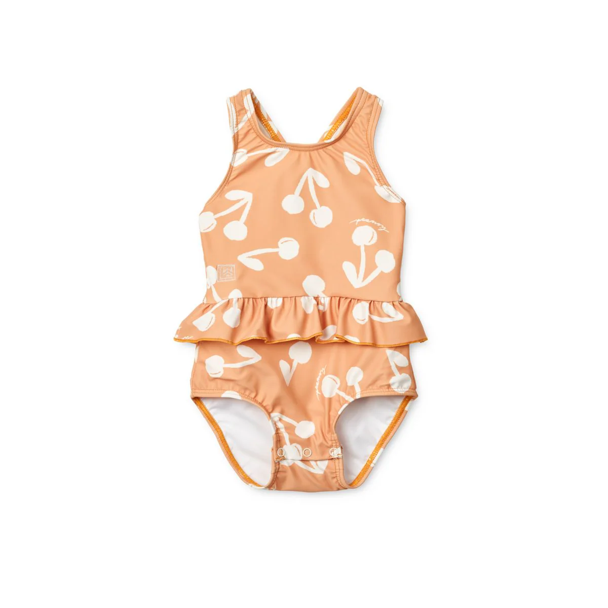 Liewood - kostium kąpielowy dla niemowląt Amina Baby cherry blossom light apricot