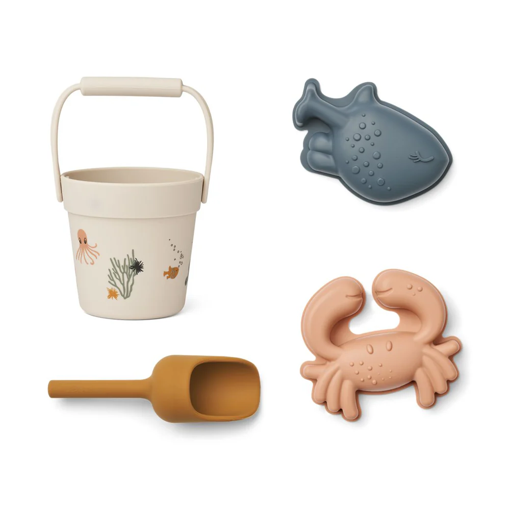 Liewood - zestaw do piaskownicy Kit Mini Sea Creature sandy