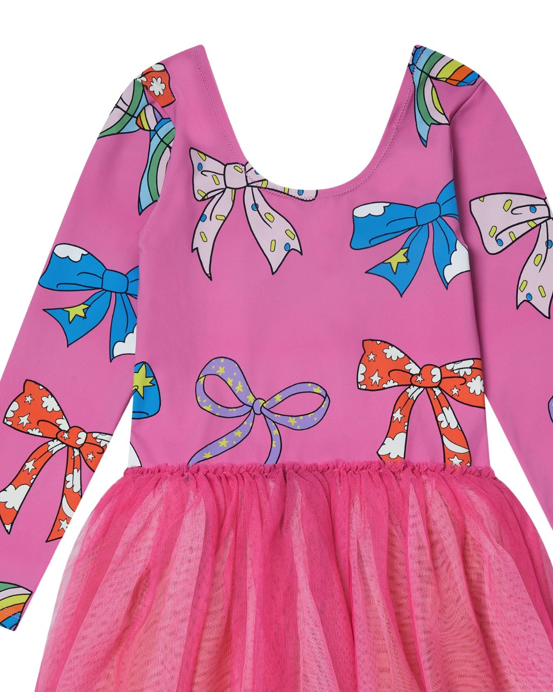 Stella McCartney - sukienka z kokardkami i tiulową spódnicą