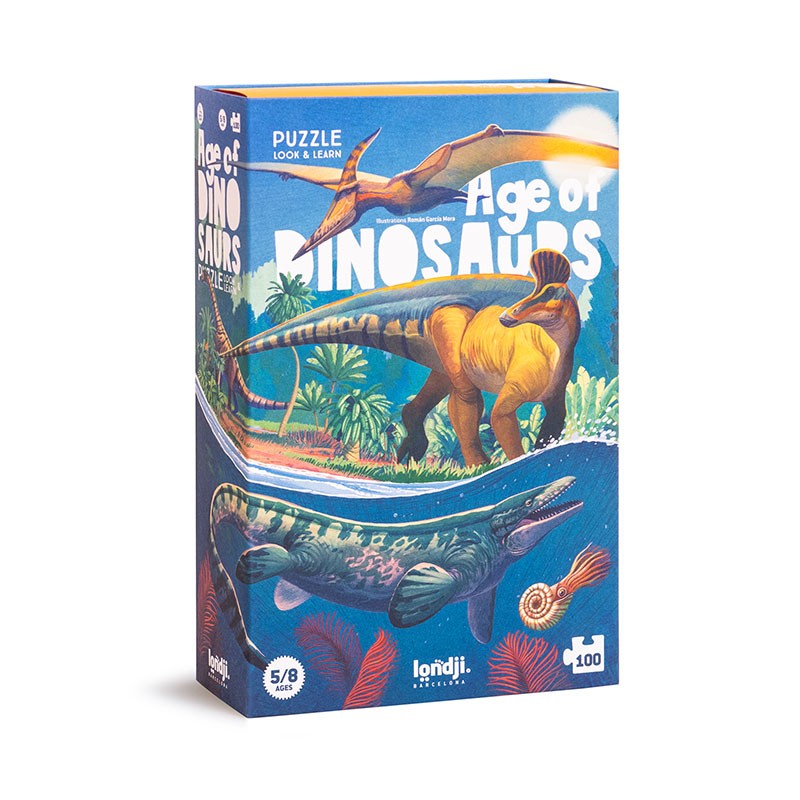 Londji - puzzle z gra obserwacyjną Age of Dinosaurs
