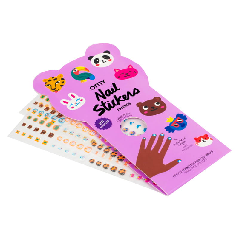Omy - naklejki na paznokcie dla dzieci Friends 200 sztuk