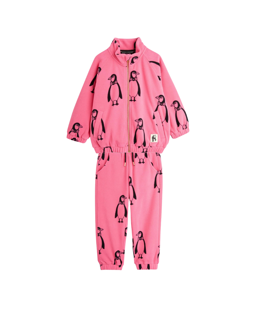 Mini Rodini - stylizacja Pinguin Fleece Pink