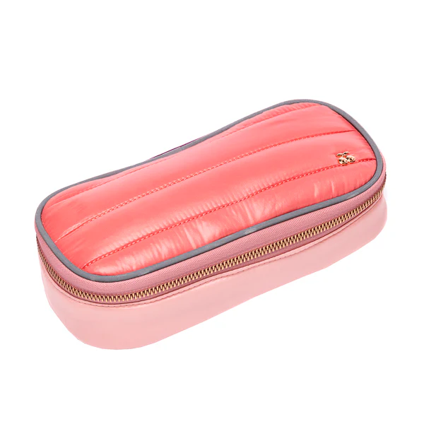 Jeune Premier - piórnik jednokomorowy Puffer Pink