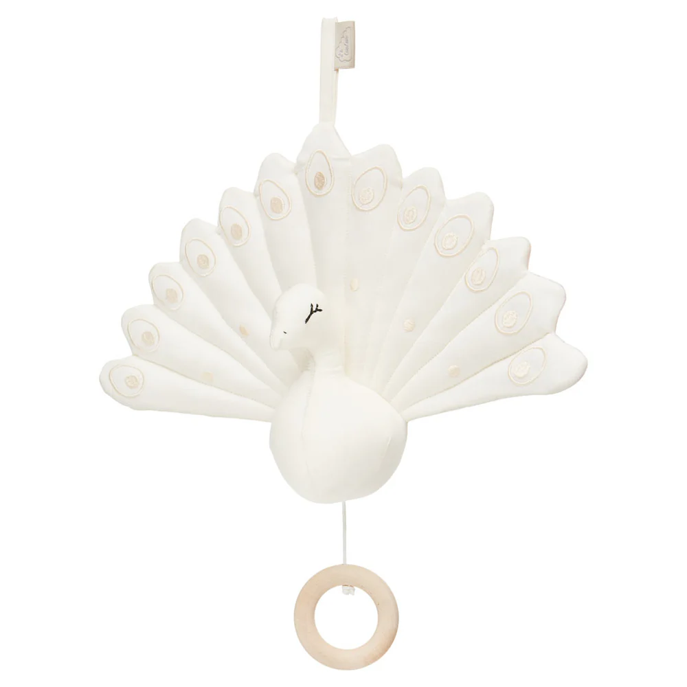 Cam Cam Copenhagen - zawieszka z pozytywką Peacock OCS Off-White