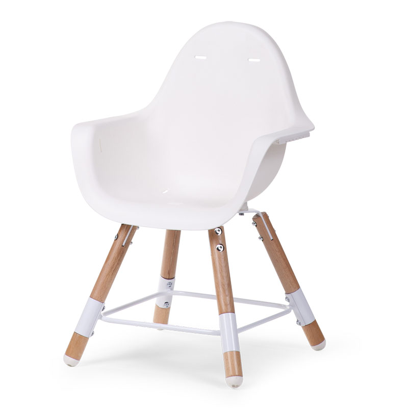 Childhome - krzesełko do karmienia Evolu 2 Natural/White