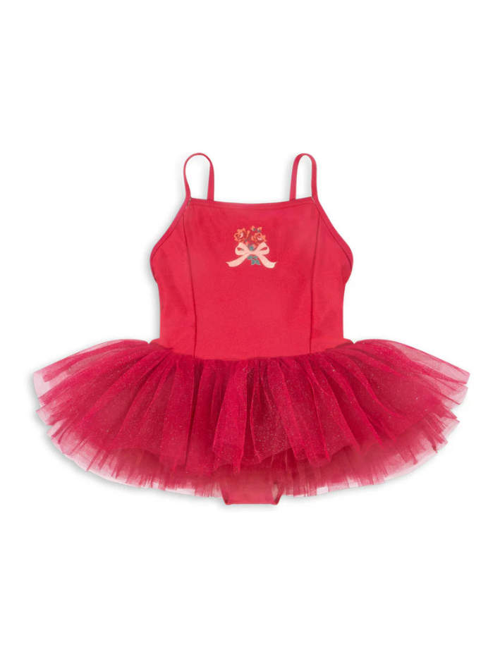 Konges Sløjd - sukienka tutu Marina Dress Rose Red