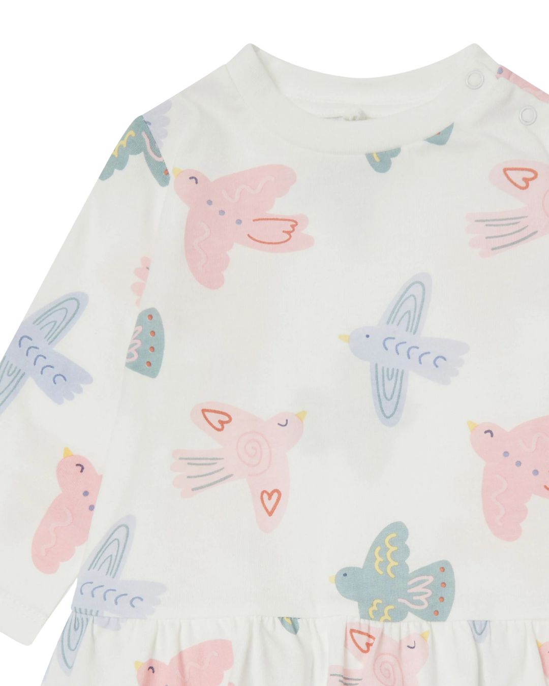 Stella McCartney - bawełniana sukienka Dove Print